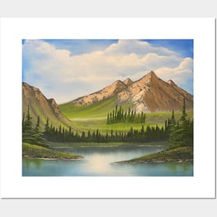 Mountain Ridge Lake Posters and Art